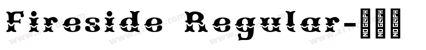 Fireside Regular字体转换